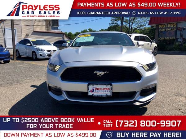 2017 Ford Mustang V6 V 6 V-6 FOR ONLY 416/mo! - - by for sale in south amboy, NJ – photo 3
