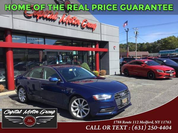 Stop By and Test Drive This 2013 Audi A4 with 86, 267 Miles-Long for sale in Medford, NY