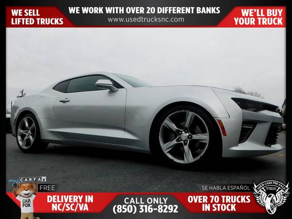 375/mo - 2016 Chevrolet Camaro SS 2dr Coupe w/1SS FOR ONLY - cars & for sale in KERNERSVILLE, SC – photo 2