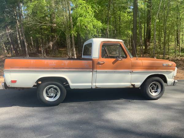 1969 FORD F100 360 AUTOMATIC SHORT BED POWER STEERING & BRAKES - cars for sale in Monroe, GA – photo 3
