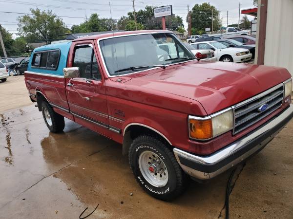 1991 Ford F150 4X4 w/Camper Shell for sale in Tulsa, OK