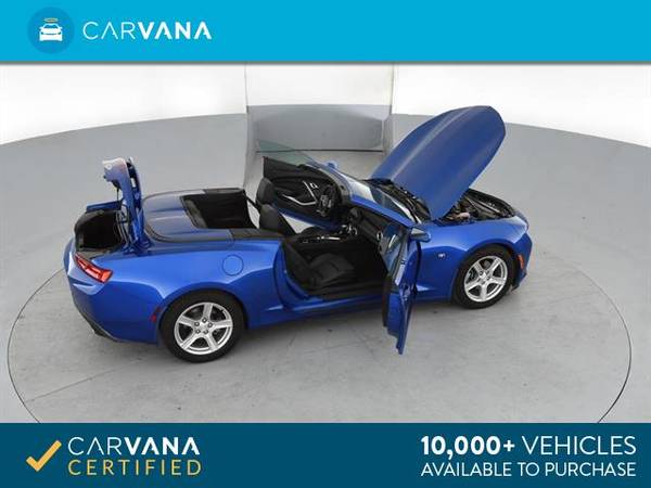 2017 Chevy Chevrolet Camaro LT Convertible 2D Convertible BLUE - for sale in Downey, CA – photo 14
