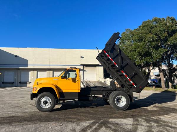 1996 Ford F-800 Dump Truck Yellow - - by dealer for sale in West Palm Beach, FL – photo 4