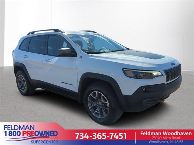 2021 Jeep Cherokee Trailhawk for sale in WOODHAVEN, MI