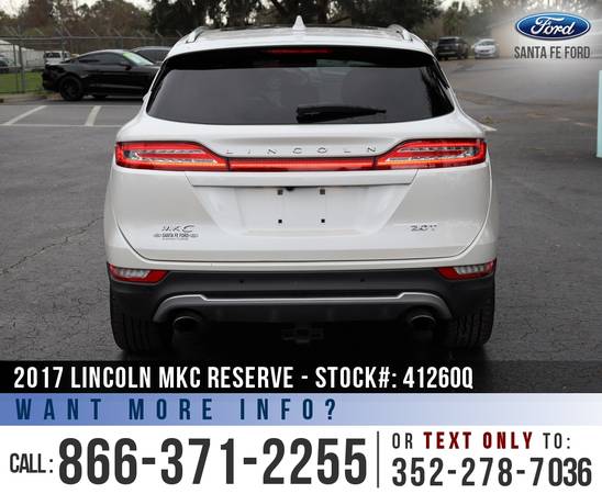 2017 LINCOLN MKC RESERVE Sunroof, Leather Seats, SYNC 3 for sale in Alachua, FL – photo 6