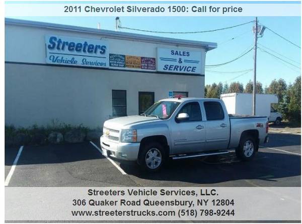 2011 Chevy Silverado LT Crew Cab (Streeters - Open 7 days a week!!) for sale in queensbury, NY