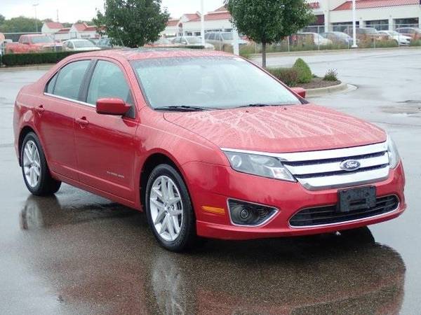 2011 Ford Fusion sedan SEL (Red Candy Metallic Tinted for sale in Sterling Heights, MI