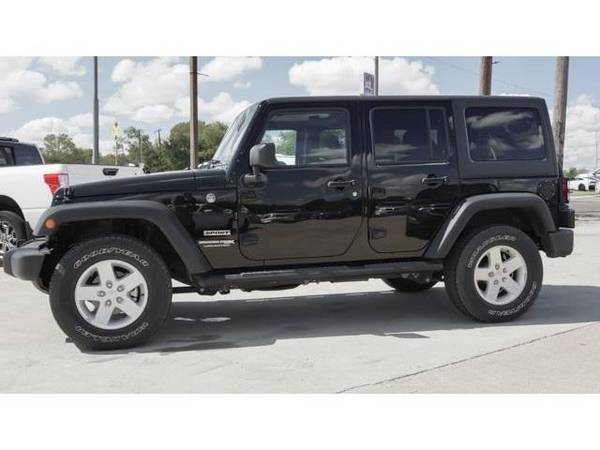 2018 Jeep WRANGLER JK UNLIMITED SUV SPORT S - Black Clearcoat for sale in Corsicana, TX – photo 8