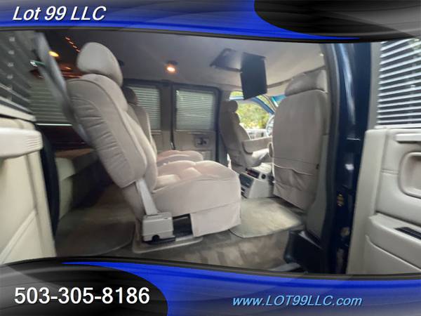 2003 GMC G3500 Explorer Limited Conversion Van 93k DVD REAR BED for sale in Milwaukie, OR – photo 16