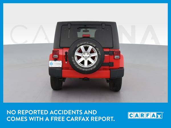 2016 Jeep Wrangler Unlimited Sahara Sport Utility 4D suv Red for sale in Westport, NY – photo 7