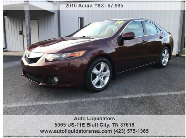 2010 Acura TSX 4dr Sedan 5A 107895 Miles for sale in Bluff City, TN