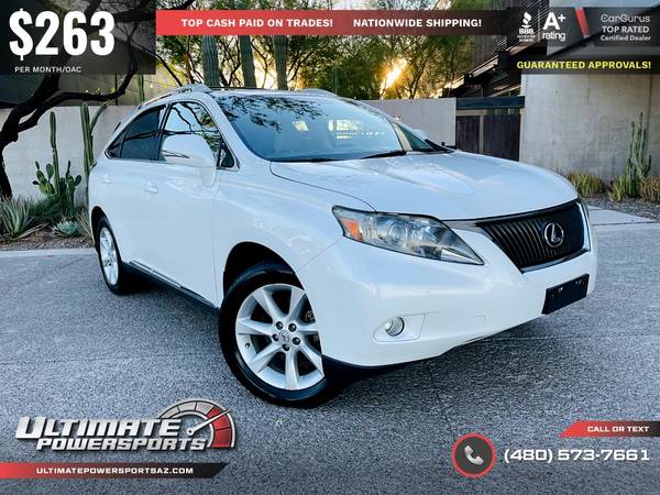 263/mo - 2012 Lexus RX 350 GUARANTEED APPROVAL - - by for sale in Scottsdale, AZ