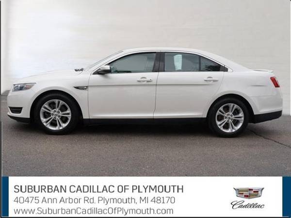 2015 Ford Taurus sedan SEL - Ford White Platinum Metallic Tri-Coat for sale in Plymouth, MI
