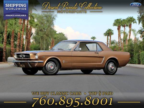 1965 Ford Mustang Coupe 289 4 bbr Coupe available for a test drive for sale in Palm Desert, NY