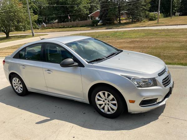 Silver 2015 Chevy Cruze LS (113, 000 Miles) - - by for sale in Dallas Center, IA – photo 5