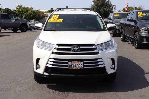 2019 Toyota Highlander hatchback White - cars & trucks - by dealer -... for sale in Antioch, CA – photo 3