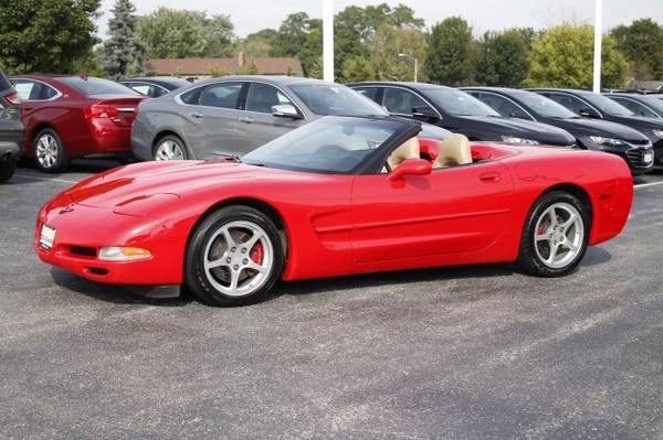2000 Chevy Chevrolet Corvette Base Convertible Torch Red for sale in Villa Park, IL – photo 4