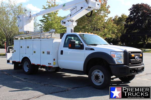 2012 Ford F550 35' Altec Articulating Aerial Bucket Truck Utility Serv for sale in New Bedford, MA – photo 11