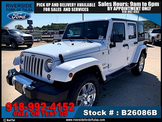 2016 Jeep Wrangler Unlimited Sahara 4WD SUV -EZ FINANCING -LOW DOWN!... for sale in Tulsa, OK