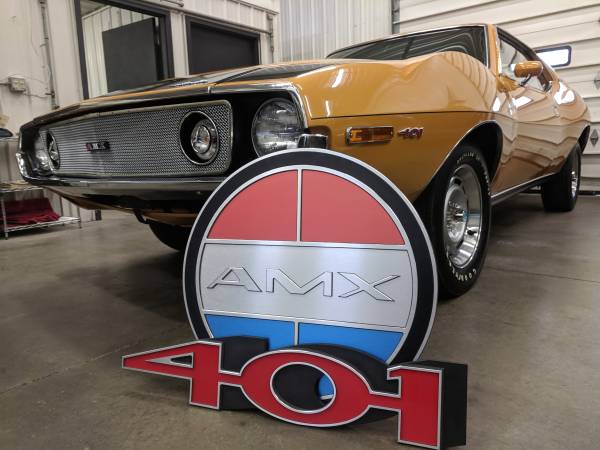 1971 AMX 401 GO RAM AIR 4 SPEED - AMC JAVELIN for sale in Hamilton, MI