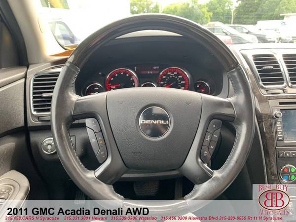 2011 GMC ACADIA DENALI AWD! FULLY LOADED! BOSE SOUND! 3RD ROW! SUNROOF for sale in N SYRACUSE, NY – photo 23
