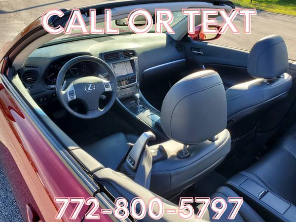 Rare Find 2012 LEXUS IS 250 C Convertible - LOW MILES - cars & for sale in Fort Pierce, FL – photo 9
