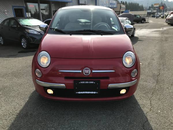2012 Fiat 500 Lounge 89k Miles Heated Leather - - by for sale in Renton, WA – photo 2