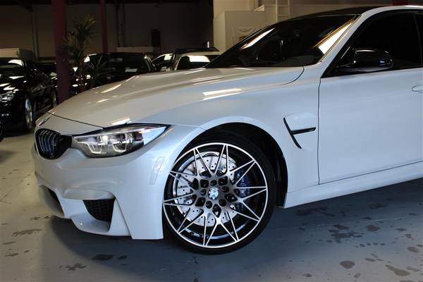 2018 BMW M3 COMPETITION PK WHITE.NAV/iPOD/USB/444HP/WARRANTY/17K MLS for sale in SF bay area, CA – photo 9