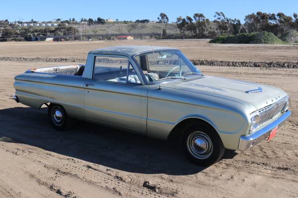 1962 Ford Ranchero 6 Cylinder Engine - 3 Speed Manual - cars & for sale in San Marcos, CA – photo 7