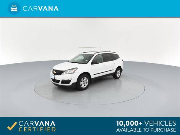 2016 Chevy Chevrolet Traverse LS Sport Utility 4D suv White - FINANCE for sale in Fort Wayne, IN – photo 6