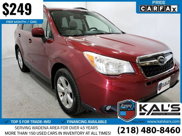 249/mo - 2014 Subaru Forester 25i Limited AWDWagon for sale in Wadena, ND – photo 4