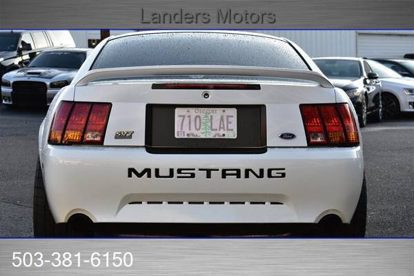 1999 FORD MUSTANG COBRA SUPERCHARGED TUNED V8 5SP ONLY 67K MUSCLE CAR for sale in Gresham, OR – photo 5