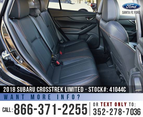 2018 SUBARU CROSSTREK LIMITED Push to Start, Leather Seats for sale in Alachua, FL – photo 19