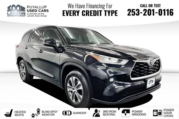 2020 Toyota Highlander XLE - cars & for sale in PUYALLUP, WA