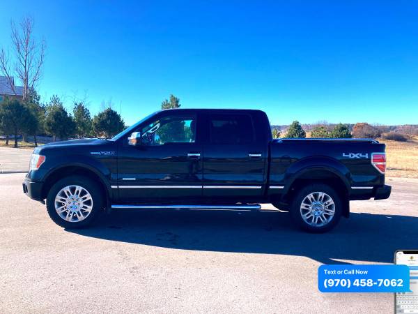 2011 Ford F-150 F150 F 150 4WD SuperCrew 145 Platinum - CALL/TEXT... for sale in Sterling, CO – photo 2