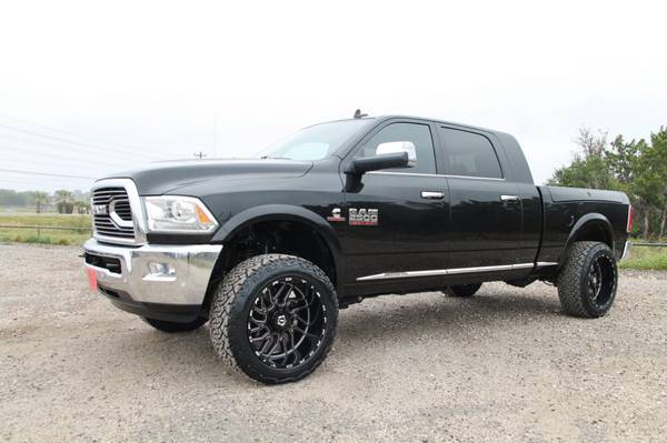 2016 RAM 2500 LIMITED MEGA CAB 4X4 - LOADED- BLK ON BLK- NEW 22s +... for sale in Liberty Hill, TX – photo 3