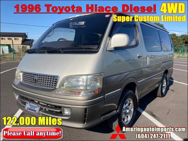 1996 Toyota Hiace Diesel Van Super Custom Limited 4WD 122, 000 Miles for sale in Other, MT