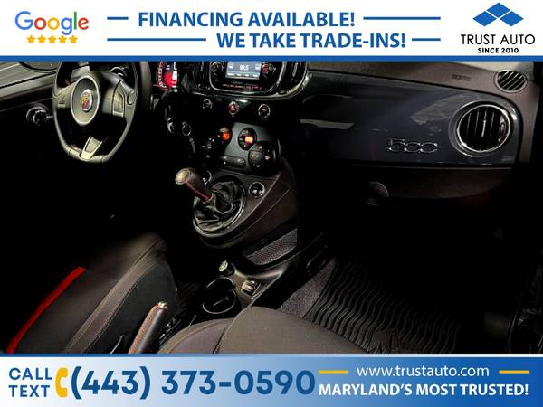 2018 Fiat 500 Abarth 5-Speed Manual Sport Hatchback for sale in Sykesville, MD – photo 12