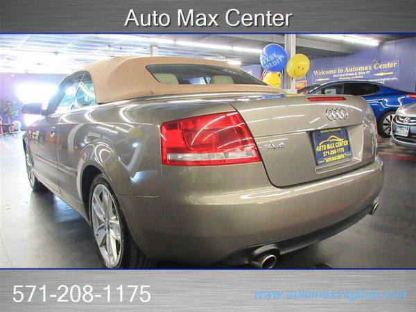 2008 Audi A4 AWD 2.0T quattro 2dr Cabriolet Convertible AWD 2.0T... for sale in Manassas, VA – photo 10