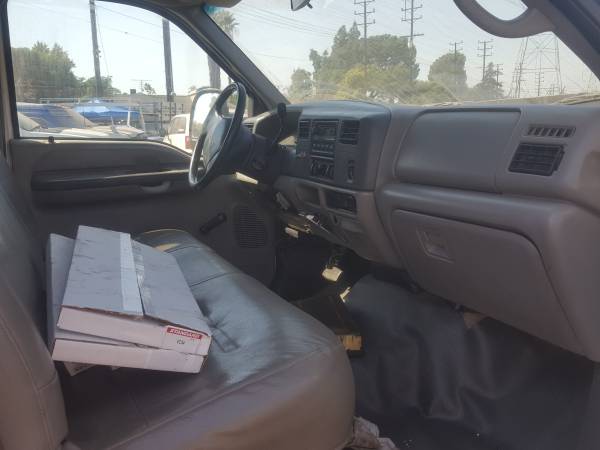 2000 ford f550 power stroke TURBODIESEL..7.3 4 doors flat/ STAKE bed... for sale in North Hollywood, CA – photo 6