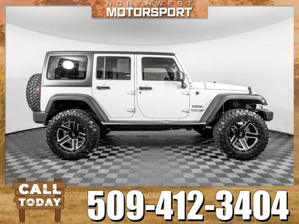 Lifted 2018 *Jeep Wrangler* Unlimited Sport 4x4 for sale in Pasco, WA – photo 4