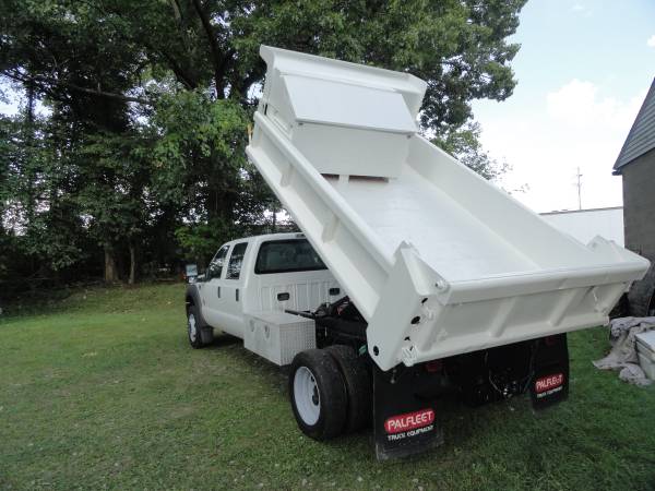 2012 FORD RUST FREE F550, CREW CAB, DUMP TRUCK WITH 6.7L TURBO DIESEL for sale in TALLMADGE, IN – photo 9