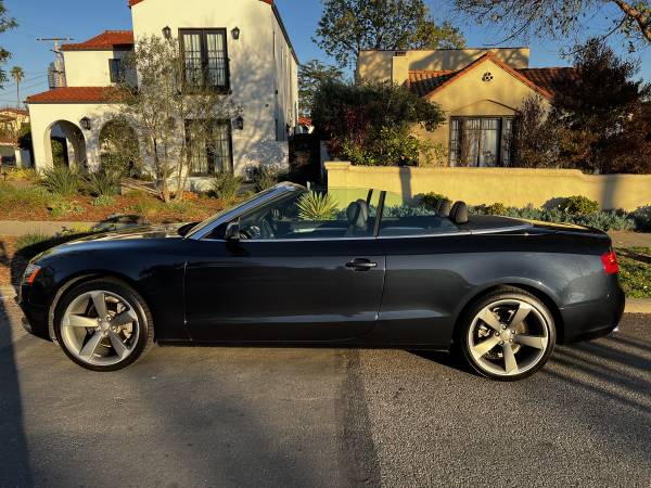 2014 Audi A5 Premium Cabriolet Plus 2D Convertible Midnight Blue for sale in Los Angeles, CA