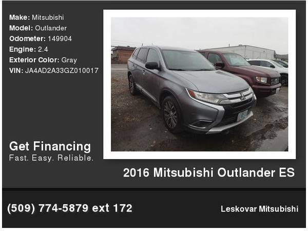 2016 Mitsubishi Outlander ES - - by dealer - vehicle for sale in Leskovar Mitsubishi, WA