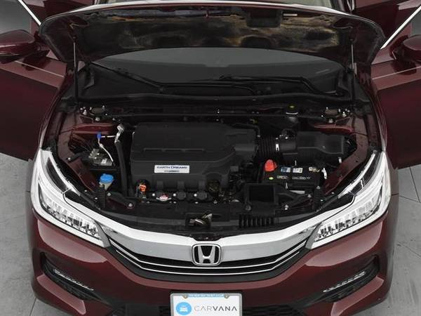 2017 Honda Accord Touring Sedan 4D sedan Dk. Red - FINANCE ONLINE for sale in Atlanta, FL – photo 4