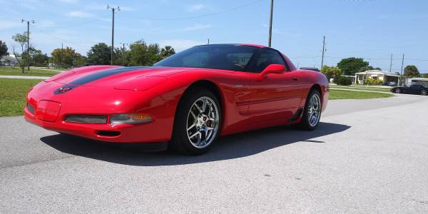 A Gorgeous 2001 Torch Red Chevrolet Corvette Z06 for sale in Hudson, FL – photo 2