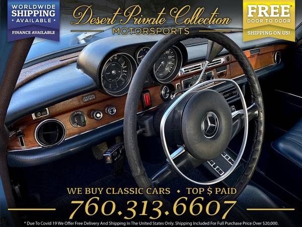 1972 Mercedes-Benz 280SE W108 4 5 V8 Sedan - Clearly a better value! for sale in Other, FL – photo 7