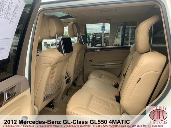 2012 MERCEDES-BENZ GL-CLASS GL550 4MATIC! 4WD! FULLY LOADED! 3RD ROW! for sale in Syracuse, NY – photo 10