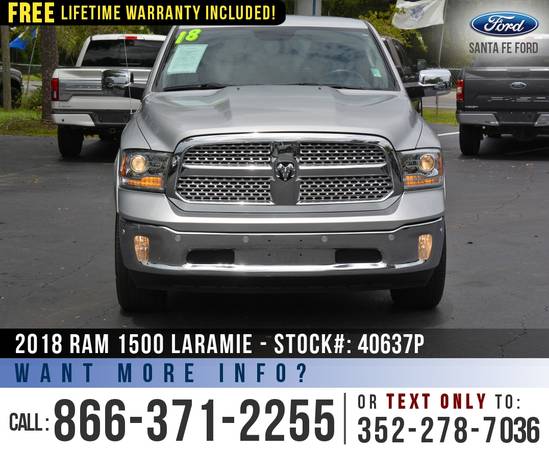 2018 RAM 1500 LARAMIE 4WD *** Bluetooth, Leather Seats, Bedliner ***... for sale in Alachua, FL – photo 2
