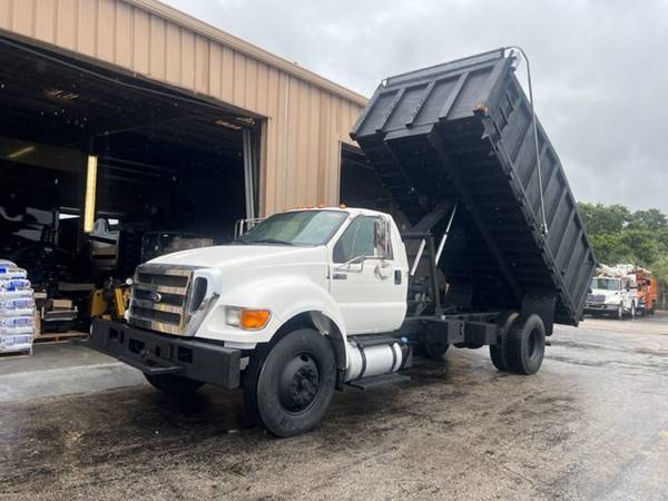 2015 Ford F750 - 18 trash dump truck for sale in Lake Worth, FL
